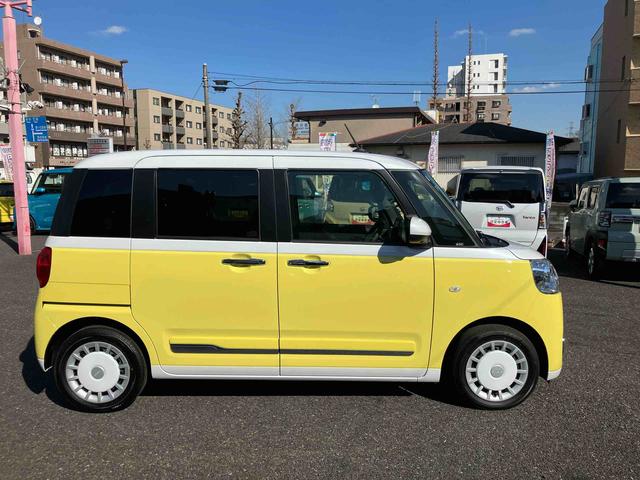 ムーヴキャンバスストライプスＧターボ　　　純正ナビ・バックカメラ保証　新車保証・まごころ保証　１年間・走行距離無制限付き（東京都）の中古車