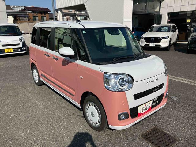 ムーヴキャンバスストライプスＧターボ保証　新車保証・まごころ保証　１年間・走行距離無制限付き（東京都）の中古車