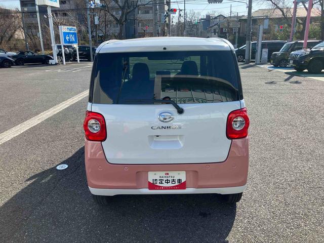 ムーヴキャンバスストライプスＧターボ保証　新車保証・まごころ保証　１年間・走行距離無制限付き（東京都）の中古車