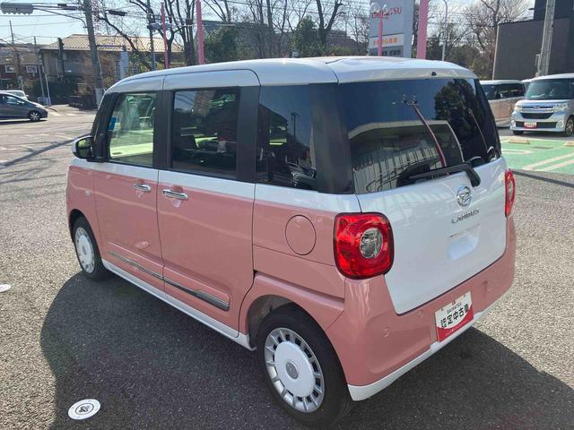 ムーヴキャンバスストライプスＧターボ保証　新車保証・まごころ保証　１年間・走行距離無制限付き（東京都）の中古車