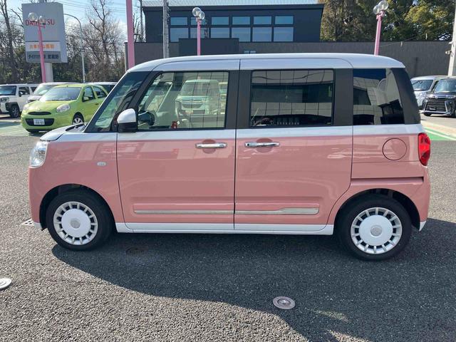 ムーヴキャンバスストライプスＧターボ保証　新車保証・まごころ保証　１年間・走行距離無制限付き（東京都）の中古車