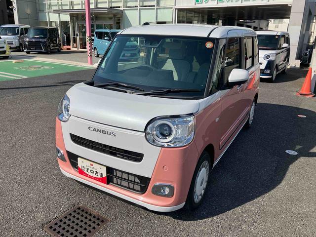 ムーヴキャンバスストライプスＧターボ保証　新車保証・まごころ保証　１年間・走行距離無制限付き（東京都）の中古車