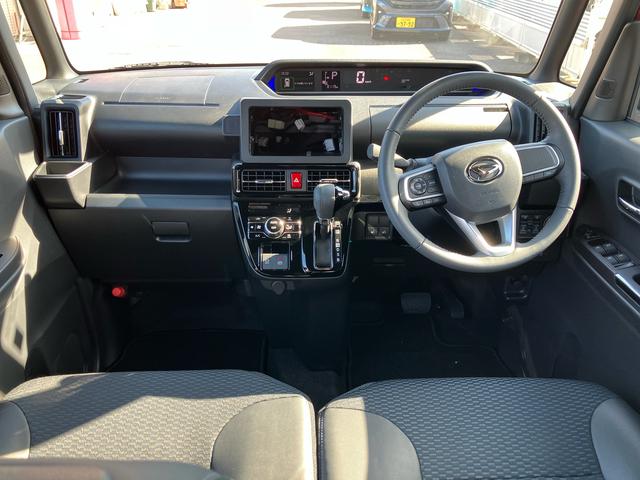 タントカスタムＲＳインタークーラーターボエンジン　両席シートヒーター　両側電動スライドドア　電動パーキングブレーキ　ＬＥＤヘッドランプ＆ＬＥＤフォグランプ　６コーナーセンサー　パノラマモニター対応カメラ（東京都）の中古車