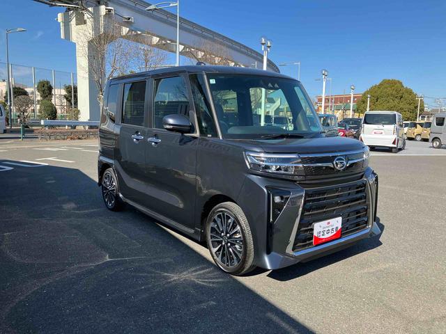 タントカスタムＲＳインタークーラーターボエンジン　パノラマモニター対応カメラ　両側電動スライドドア　両席シートヒーター　６コーナーセンサー　電動パーキングブレーキ　ＵＳＢソケット　ＬＥＤヘッドランプ（東京都）の中古車