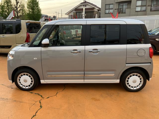 ムーヴキャンバスストライプスＧ　ブルートゥース・ＵＳＢチューナーパノラマモニター対応保証　新車保証・まごころ保証　１年間・走行距離無制限付き（東京都）の中古車