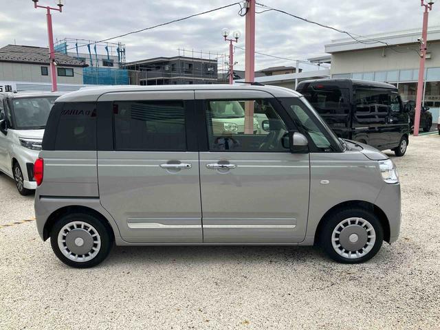 ムーヴキャンバスセオリーＧ　９インチディスプレイオーディオ　バックカメラ保証　新車保証・まごころ保証　１年間・走行距離無制限付き　スマホ連携９インチディスプレイオーディオ　バックカメラ　ＬＥＤヘッドランプ　前席シートヒーター　電動パーキングブレーキ　コーナーセンサー（東京都）の中古車