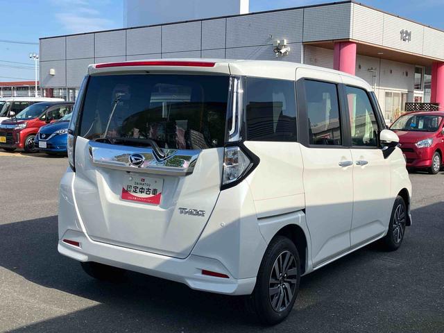 トールカスタムＧ　９インチディスプレイオーディオ　パノラマモニター新車保証・まごころ保証　１年間・走行距離無制限　９インチスマホ連携ディスプレイオーディオ　パノラマモニター対応カメラ　アダプティブクルーズコントロール　電動パーキングブレーキ　両側電動スライドドア（東京都）の中古車