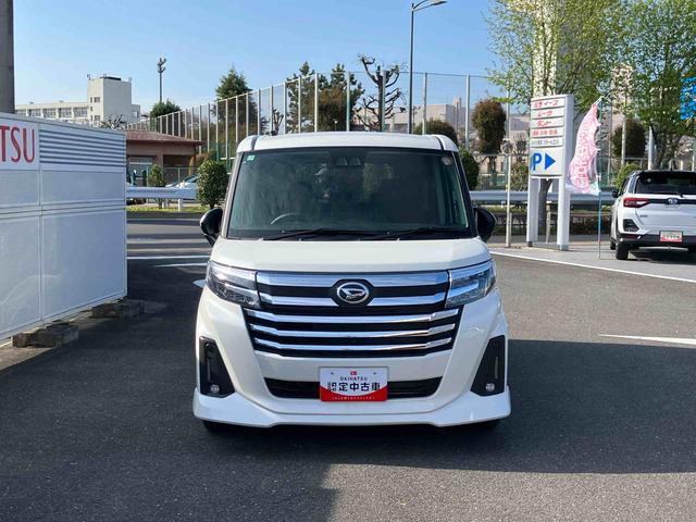 トールカスタムＧ　９インチディスプレイオーディオ　パノラマモニター新車保証・まごころ保証　１年間・走行距離無制限　９インチスマホ連携ディスプレイオーディオ　パノラマモニター対応カメラ　アダプティブクルーズコントロール　電動パーキングブレーキ　両側電動スライドドア（東京都）の中古車