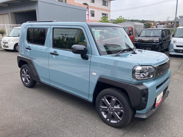 タフトＧターボ　ダーククロムベンチャー　ディスプレイオーディオ装備保証　新車保証・まごころ保証　１年間・走行距離無制限付き　走行距離２５４５ｋｍ　９インチスマホ連携ディスプレイオーディオ　バックモニター　アダブティブクルーズコントロール　電動パーキング　スマートキー（東京都）の中古車