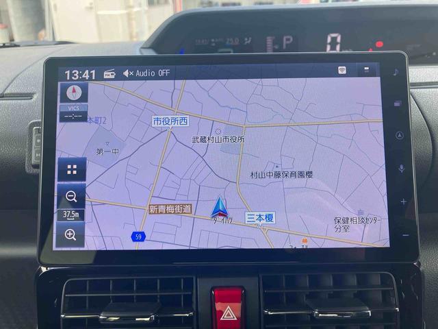 タントカスタムＲＳ　１０インチスタイリッシュナビ装備！！保証　新車保証・まごころ保証　１年間・走行距離無制限付き　走行距離２５７７ｋｍ　１０インチ純正ナビゲーション　パノラマモニター　両側電動スライドドア　ＬＥＤヘッドライト　電動パーキング　オートライト（東京都）の中古車