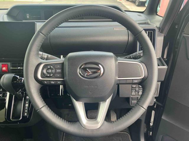 タントカスタムＲＳ　１０インチスタイリッシュナビ装備！！保証　新車保証・まごころ保証　１年間・走行距離無制限付き　走行距離２５７７ｋｍ　１０インチ純正ナビゲーション　パノラマモニター　両側電動スライドドア　ＬＥＤヘッドライト　電動パーキング　オートライト（東京都）の中古車