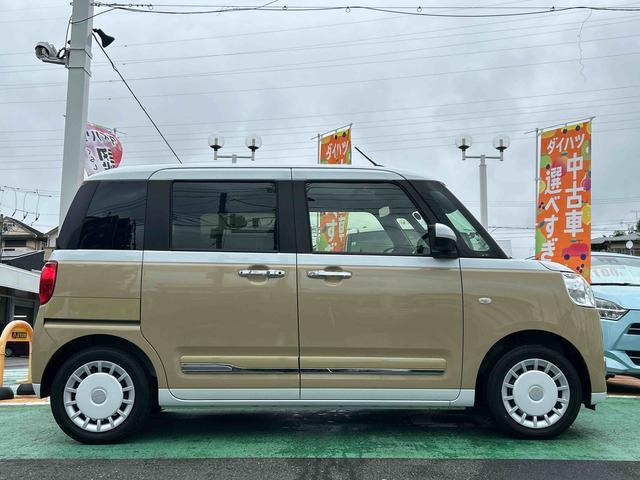 ムーヴキャンバスストライプスＧ　９インチディスプレイオーディオ装備保証　新車保証・まごころ保証　１年間・走行距離無制限付き・９インチディスプレイオーディオ・バックカメラ・シートヒーター装備（東京都）の中古車