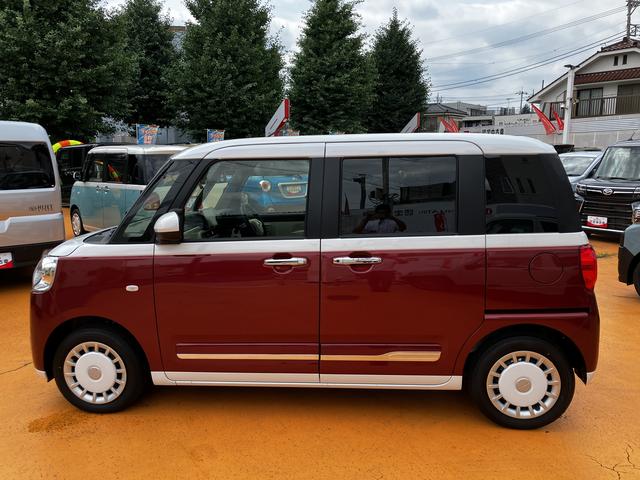 ムーヴキャンバスストライプスG 9インチディスプレイオーディオ装備保証 新車保証・まごころ保証 1年間・走行距離無制限付き・9インチディスプレイオーディオ装備・バックカメラ・LEDヘッドライト装備(東京都)の中古車