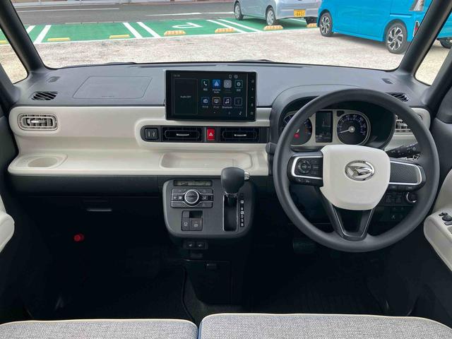 ムーヴキャンバスストライプスＧ　９インチディスプレイオーディオ装備保証　新車保証・まごころ保証　１年間・走行距離無制限付き・９インチディスプレイオーディオ装備・バックカメラ・ＬＥＤヘッドライト装備・シートヒーター装備（東京都）の中古車
