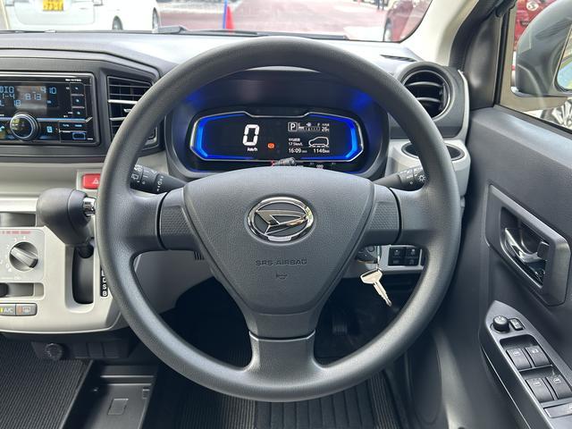 ミライースX SAIIIワイドBluetooth/USBチューナー装備保証 新車保証・まごころ保証 1年間・走行距離無制限付き・ワイドBluetooth/USBチューナー装備・LEDヘッドライト装備(東京都)の中古車