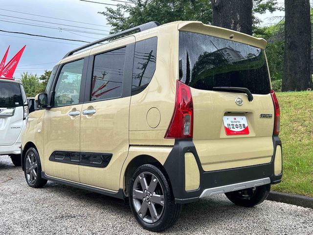 タントファンクロスターボ　９インチディスプレイオーディオ装備保証　新車保証・まごころ保証　１年間・走行距離無制限付き・９インチディスプレイオーディオ装備・パノラマカメラ・ＬＥＤヘッドライト装備・シートヒーター装備（東京都）の中古車