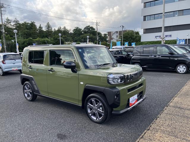 タフトGターボ ダーククロムベンチャー保証 新車保証・まごころ保証 1年間・走行距離無制限付き・9インチディスプレイオーディオ装備・パノラマカメラ・LEDヘッドライト装備・シートヒーター装備・アダプティブクルーズコントロール付き(東京都)の中古車