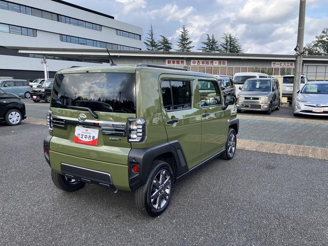 タフトGターボ ダーククロムベンチャー保証 新車保証・まごころ保証 1年間・走行距離無制限付き・9インチディスプレイオーディオ装備・パノラマカメラ・LEDヘッドライト装備・シートヒーター装備・アダプティブクルーズコントロール付き(東京都)の中古車