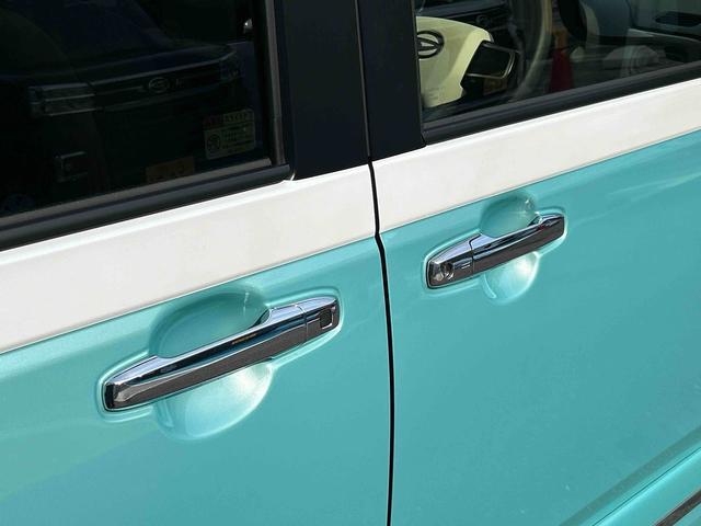 ムーヴキャンバスストライプスＧ　前席シートヒーター　電動パーキングブレーキ保証　新車保証・まごころ保証　１年間・走行距離無制限付き　前席シートヒーター　キーフリーシステム　電動パーキングブレーキ　コーナーセンサー　オートライト　ＬＥＤヘッドランプ（東京都）の中古車