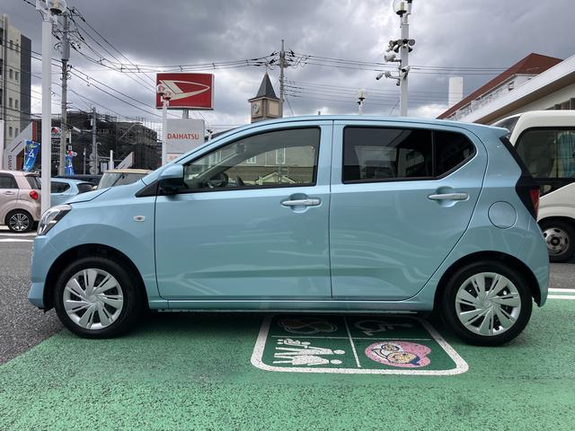 ミライースＸ　ＳＡIII　ＣＤチューナー　ＬＥＤヘッドライト保証　新車保証・まごころ保証　１年間・走行距離無制限付き　純正ＣＤチューナー　バックカメラ　ＬＥＤヘッドライト　オートライト　コーナーセンサー　カーペットマット　電動格納ミラー　パワーウィンドウ（東京都）の中古車