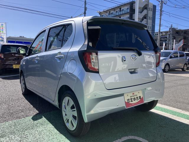 ミライースＸ　ＳＡIII　バックカメラ　ＬＥＤヘッドライト保証　新車保証・まごころ保証　１年間・走行距離無制限付き　純正ワイドＢｌｕｅｔｏｏｔｈ／ＵＳＢチューナー　ＬＥＤヘッドライト　バックカメラ　キーレス　電動格納ミラー　リアコーナーセンサー（東京都）の中古車