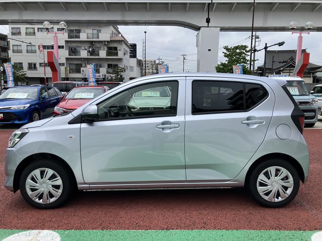 ミライースＸ　ＳＡIII　ワイドＢｌｕｅｔｏｏｔｈ／ＵＳＢチューナー保証　新車保証・まごころ保証　１年間・走行距離無制限付き　アイドリングストップ　前後コーナーセンサー　デジタルスピードメーター　電動格納ミラー　パワーウィンドウ　バックカメラ対応（東京都）の中古車
