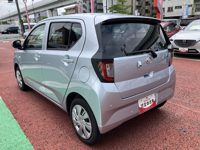 ミライースＸ　ＳＡIII　純正７インチナビ　バックカメラ　ＥＴＣ保証　新車保証・まごころ保証　１年間・走行距離無制限付き　アイドリングストップ　前後コーナーセンサー　デジタルスピードメーター　電動格納ミラー　パワーウィンドウ　ナビ連動ドライブレコーダー（東京都）の中古車