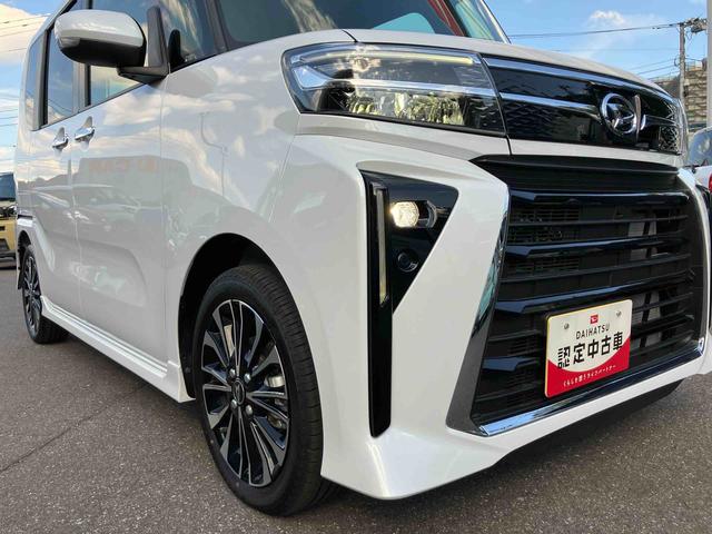 タントカスタムＲＳターボ　衝突回避支援機能　両側パワースライドドア　ＬＥＤアダプティブドライブビーム　カーテンシールドエアバッグ　サイドエアバッグ　スマートキー　電動パーキングブレーキ　オートエアコン（千葉県）の中古車