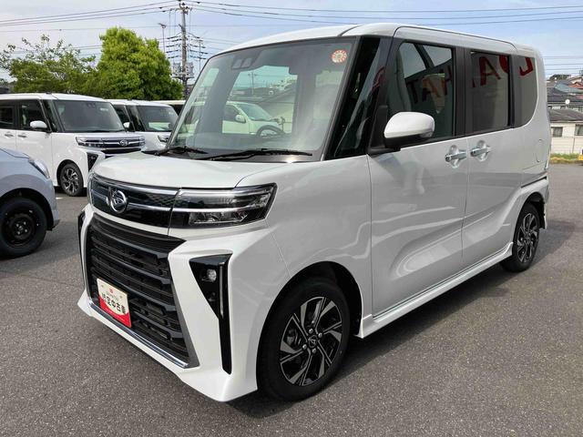 タントカスタムＸ両側パワースライドドア／助手席ドアイージークローザー　ＬＥＤヘッドライト／フォグランプ　ホールドモード付電動駐車ブレーキ　前席シートヒーター　衝突被害軽減ブレーキ　バックカメラ（千葉県）の中古車