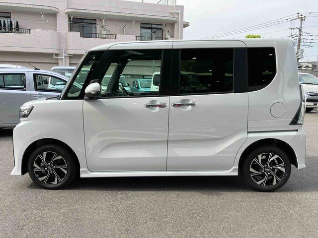 タントカスタムＸ両側パワースライドドア／助手席ドアイージークローザー　ＬＥＤヘッドライト／フォグランプ　ホールドモード付電動駐車ブレーキ　前席シートヒーター　衝突被害軽減ブレーキ　バックカメラ（千葉県）の中古車