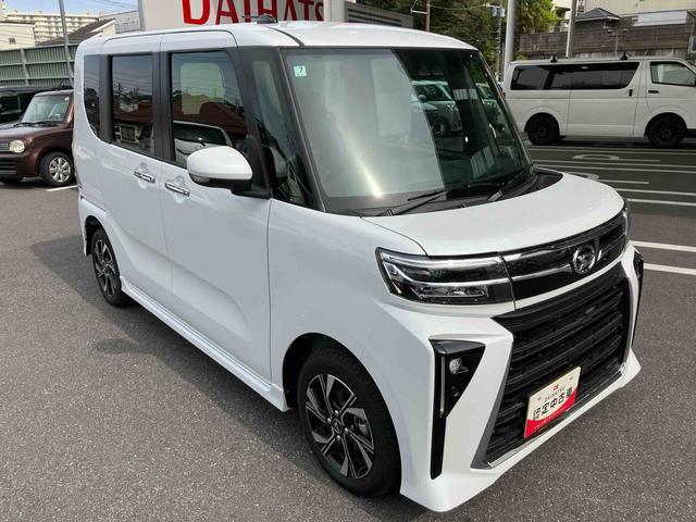 タントカスタムＸ両側パワースライドドア／助手席ドアイージークローザー　ＬＥＤヘッドライト／フォグランプ　ホールドモード付電動駐車ブレーキ　前席シートヒーター　衝突被害軽減ブレーキ　バックカメラ（千葉県）の中古車