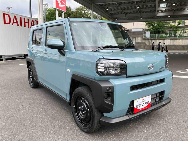 タフトＸ衝突回避支援機能　ガラスルーフ　ＬＥＤヘッドライト　サイドビューランプ　クリアランスセンサー　サイドエアバッグ　スマートキー　電動パーキングブレーキ　ブレーキホールド　１５インチスチールホイール（千葉県）の中古車