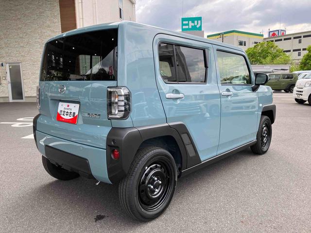 タフトＸ衝突回避支援機能　ガラスルーフ　ＬＥＤヘッドライト　サイドビューランプ　クリアランスセンサー　サイドエアバッグ　スマートキー　電動パーキングブレーキ　ブレーキホールド　１５インチスチールホイール（千葉県）の中古車