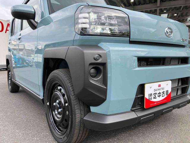 タフトＸ衝突回避支援機能　ガラスルーフ　ＬＥＤヘッドライト　サイドビューランプ　クリアランスセンサー　サイドエアバッグ　スマートキー　電動パーキングブレーキ　ブレーキホールド　１５インチスチールホイール（千葉県）の中古車