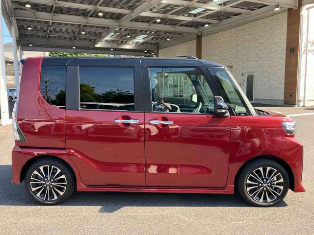 タントカスタムＲＳ９型ディスプレイオーディオ　地デジ　両側パワースライドドア　ターボ　衝突回避支援機能　カーテンシールドエアバッグ　クリアランスセンサー　ＬＥＤヘッドライト　前席シートヒーター　電動パーキングブレーキ（千葉県）の中古車