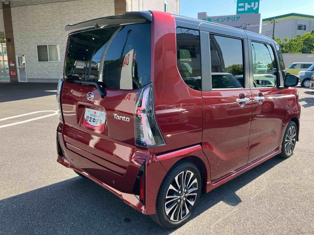 タントカスタムＲＳ９型ディスプレイオーディオ　地デジ　両側パワースライドドア　ターボ　衝突回避支援機能　カーテンシールドエアバッグ　クリアランスセンサー　ＬＥＤヘッドライト　前席シートヒーター　電動パーキングブレーキ（千葉県）の中古車