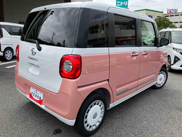 ムーヴキャンバスストライプスＧスマアシ　ダイハツ予防安全機能　置きラクボックス　ホットカップホルダー　オートブレーキホールド付き電動パーキング　前席シートヒーター　オートライト　オートハイビーム　ＬＥＤヘッドライト（千葉県）の中古車