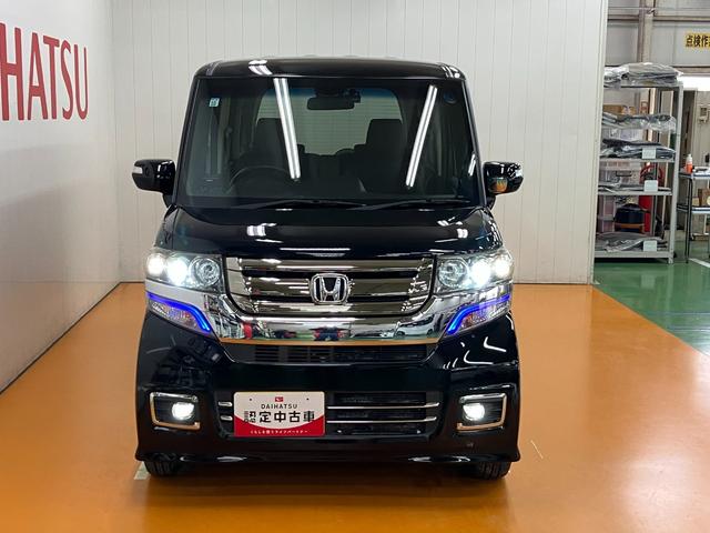 Ｎ−ＢＯＸカスタムＧ・ターボＬパッケージドラレコ　Ｂカメラ　ステアリングスイッチ　クルーズコントロール　両側オートスライドドア　Ｐスタート　電動格納ミラー　横滑り防止装置　キーフリー（神奈川県）の中古車