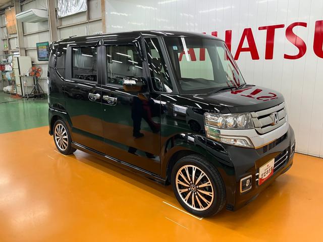 Ｎ−ＢＯＸカスタムＧ・ターボＬパッケージドラレコ　Ｂカメラ　ステアリングスイッチ　クルーズコントロール　両側オートスライドドア　Ｐスタート　電動格納ミラー　横滑り防止装置　キーフリー（神奈川県）の中古車