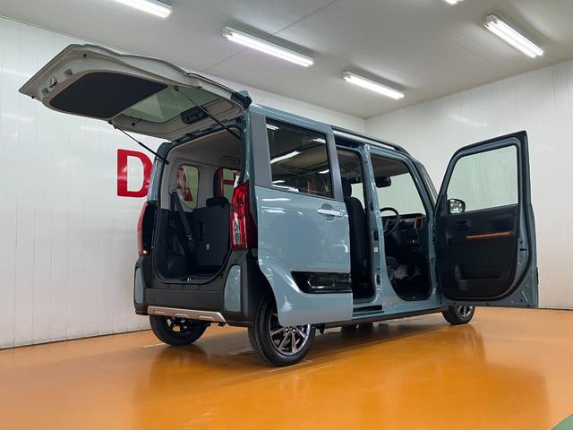 タントファンクロスリミテッドサポカーSワイド適合 ミラクルオープンドア 全車速追従機能付ACC 両側オートスライドドア 電動パーキングブレーキ ステアリングスイッチ シートヒーター コーナーセンサー Pスタート ETC(神奈川県)の中古車