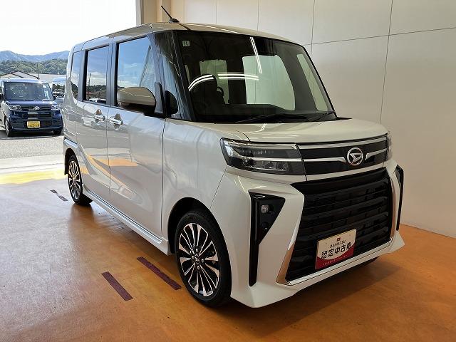 タントカスタムＲＳサポカーＳワイド適合　ミラクルオープンドア　両側オートスライドドア　電動パーキングブレーキ　ステアリングスイッチ　シートヒーター　オートエアコン　コーナーセンサー　キーフリー　Ｂカメラ（神奈川県）の中古車