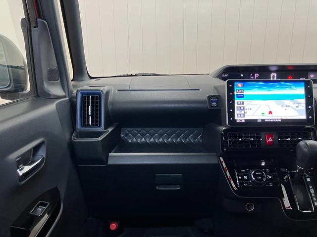 タントカスタムＲＳ　カーナビ　ＵＳＢ　ＥＴＣ　ＡＣＣサポカーＳワイド適合　ミラクルオープンドア　パノラマモニター対応　両側オートスライドドア　ＵＳＢ接続端子　ステアリングスイッチ　シートヒーター　全車速追従機能付ＡＣＣ　コーナーセンサー　キーフリー（神奈川県）の中古車