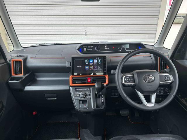タントファンクロスターボ　ディスプレイオーディオ　ＥＴＣ　ドラレコ保証　新車保証・まごころ保証　１年間・走行距離無制限付き　スマホ連携９インチディスプレイオーディオ　ＥＴＣ車載器　ドライブレコーダー　パノラマモニター　両側電動スライドドア　前席シートヒーター（東京都）の中古車