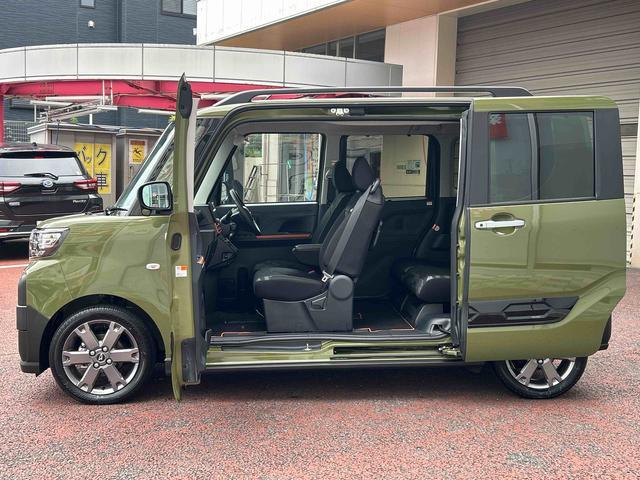 タントファンクロスターボ　ディスプレイオーディオ　ＥＴＣ　ドラレコ保証　新車保証・まごころ保証　１年間・走行距離無制限付き　スマホ連携９インチディスプレイオーディオ　ＥＴＣ車載器　ドライブレコーダー　パノラマモニター　両側電動スライドドア　前席シートヒーター（東京都）の中古車