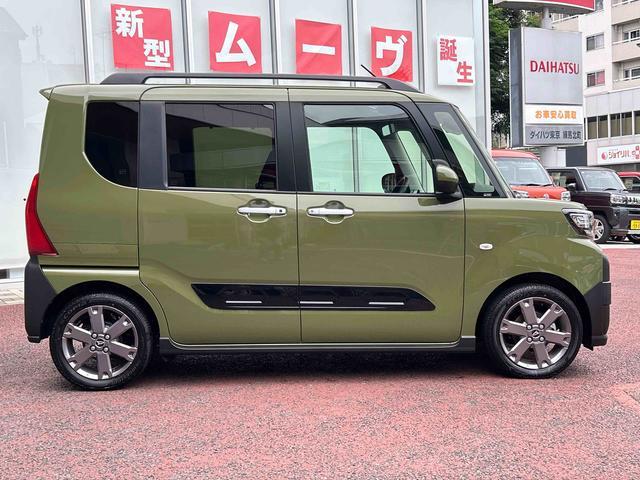 タントファンクロスターボ　ディスプレイオーディオ　ＥＴＣ　ドラレコ保証　新車保証・まごころ保証　１年間・走行距離無制限付き　スマホ連携９インチディスプレイオーディオ　ＥＴＣ車載器　ドライブレコーダー　パノラマモニター　両側電動スライドドア　前席シートヒーター（東京都）の中古車