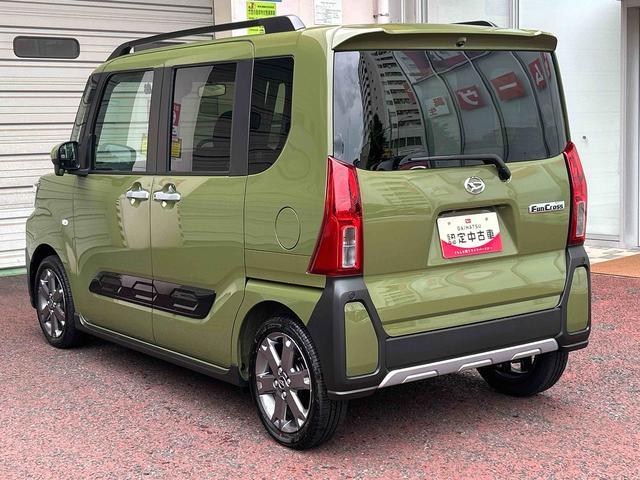 タントファンクロスターボ　ディスプレイオーディオ　ＥＴＣ　ドラレコ保証　新車保証・まごころ保証　１年間・走行距離無制限付き　スマホ連携９インチディスプレイオーディオ　ＥＴＣ車載器　ドライブレコーダー　パノラマモニター　両側電動スライドドア　前席シートヒーター（東京都）の中古車