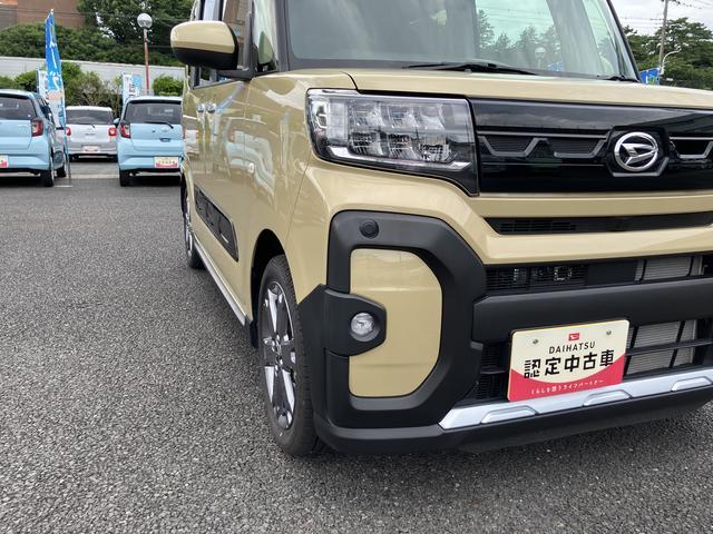 タントファンクロスターボ　ナビゲーション　バックカメラ　キーフリー保証１年間距離無制限付き　両側電動スライドドア　ＬＥＤフォグランプ　ＬＥＤヘッドランプ　前席シートヒーター　電動パーキングブレーキ　バックカメラ　シートバックテーブル　オートライト（東京都）の中古車
