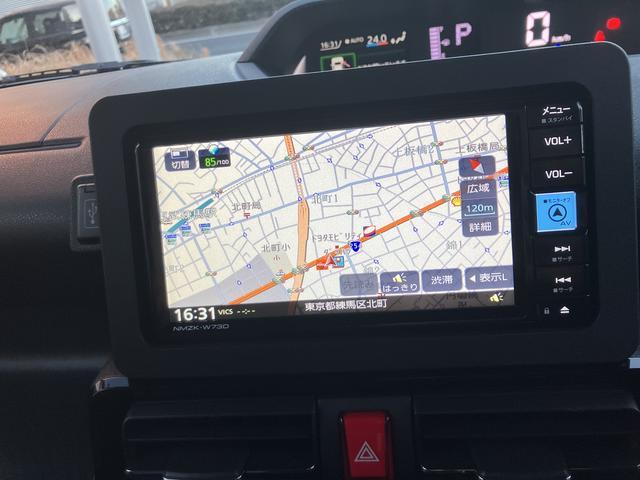 タントカスタムＲＳ　純正７インチナビ　パノラマモニター保証　新車保証・まごころ保証　１年間・走行距離無制限付き　純正７インチナビ　パノラマモニター　両側電動スライドドア　前席シートヒーター　電動パーキングブレーキ　ＬＥＤヘッドランプ　キーフリーシステム（東京都）の中古車