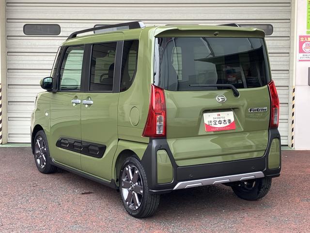 タントファンクロスターボ ナビ・ドラレコ・ETC・バックカメラ付保証 新車保証・まごころ保証 1年間・走行距離無制限付き・7インチナビ・バックカメラ・ドラレコ・ETC装備・LEDヘッドライト装備・シートヒーター装備(東京都)の中古車