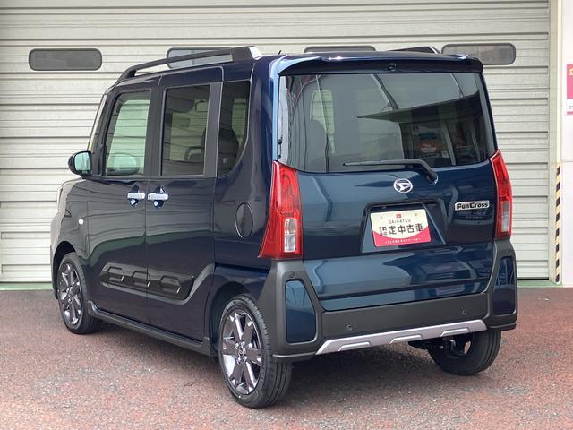 タントファンクロスターボ ナビ・ドラレコ・ETC・バックカメラ付保証 新車保証・まごころ保証 1年間・走行距離無制限付き・7インチナビ・バックカメラ・ドラレコ・ETC装備・LEDヘッドライト装備・シートヒーター装備(東京都)の中古車